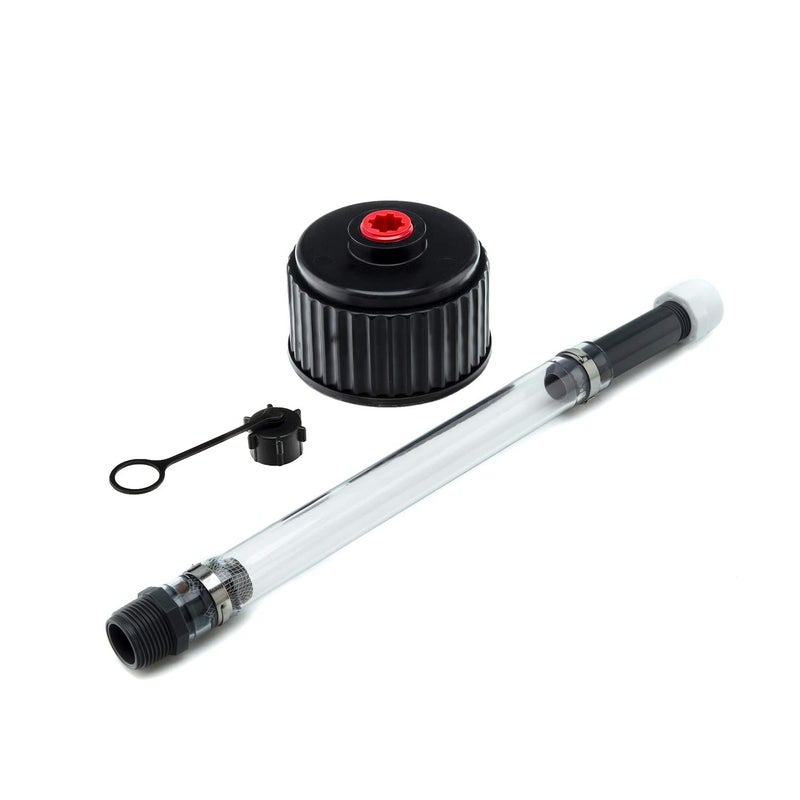 VP Racing Fuel Filler Hose, Black Hose Cap, and Black Replacement Vent Cap Kit - Image 1